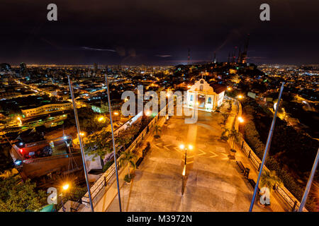 La collina di Santa Ana Guayaquil adottate nel 2015 Foto Stock