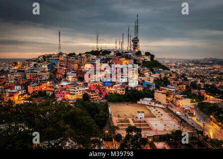 La collina di Santa Ana Guayaquil adottate nel 2015 Foto Stock