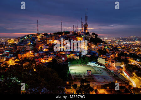 La collina di Santa Ana Guayaquil adottate nel 2015 Foto Stock