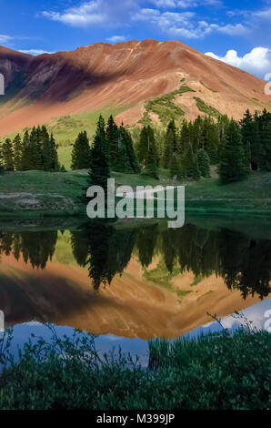 Red Mountain Pass nelle montagne di San Juan a sudovest del Colorado Foto Stock