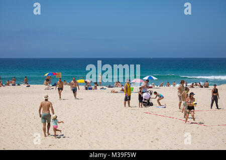 Tamarama Beach a Sydney sobborghi orientali, Nuovo Galles del Sud, Australia Foto Stock