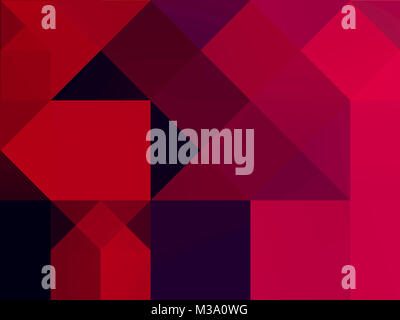 Abstract e rosso su sfondo nero e colorato la pubblicità di gradiente Foto Stock
