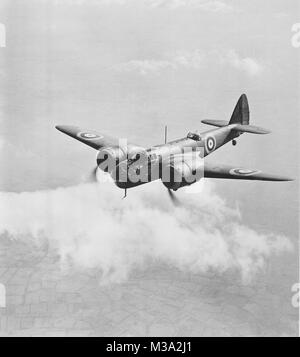 Bristol Blenheim Bomber, Bristol Tipo 142M, alimentato da due Bristol 840 H.P. Motori di mercurio. Il primo tutto il metallo moderno bimotore monoplano per la R.A.F. per portare tutto il carico militare all'interno della struttura. Visto il servizio con tutti i comandi della R.A.F. e in tutti i teatri di guerra. Realizzato il primo raid aereo della guerra di Kiel, nel settembre 1939. Fabbricato in migliaia da l'ombra dell'industria come pure a Bristol, Foto Stock