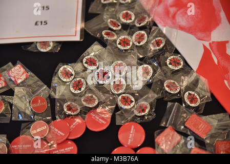 Connaught Rooms, Londra, Regno Unito. Il 10 febbraio 2018. . La manodopera ospita una conferenza su modelli alternativi di proprietà con i discorsi da cancelliere ombra John McDonnell e leader del partito laburista Jeremy Corbyn. Credito: Matteo Chattle/Alamy Live News Foto Stock