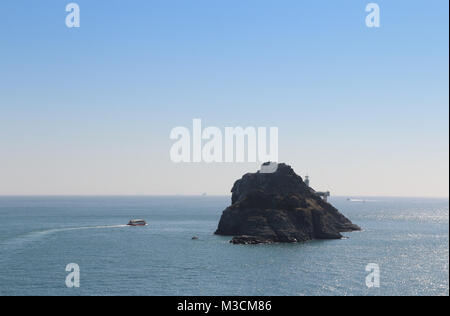 Mezzi Oryukdo cinque-sei island e le isole in Busan, Corea del Sud Foto Stock