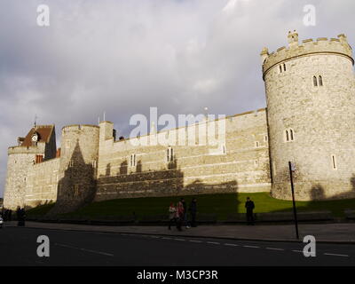 Il Castello di Windsor, Windsor, Berkshire, Regno Unito. Foto Stock