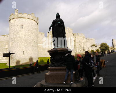 Il Castello di Windsor, Windsor, Berkshire, Regno Unito. Foto Stock