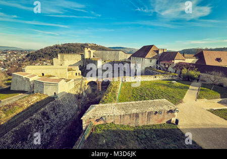 La Cittadella di Besançon, una fortezza del XVII secolo del progettato da Vauban per Luigi XIV. UNESCO - Sito Patrimonio dell'umanità. Besançon. Doubs. Bourgogne-Franche-Comt Foto Stock