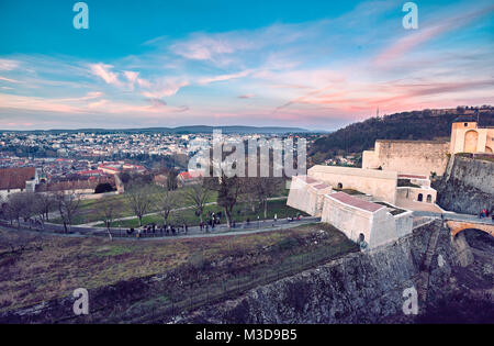La Cittadella di Besançon, una fortezza del XVII secolo del progettato da Vauban per Luigi XIV. UNESCO - Sito Patrimonio dell'umanità. Besançon. Doubs. Bourgogne-Franche-Comt Foto Stock