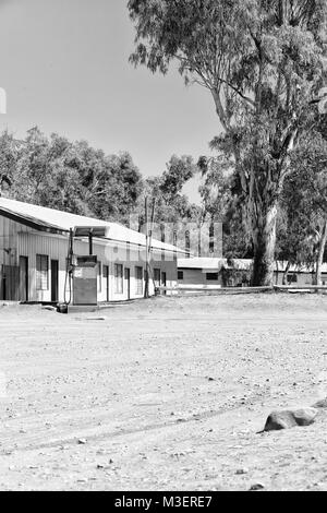 In Australia la vecchia pompa di benzina stazione di concetto di servizio Foto Stock