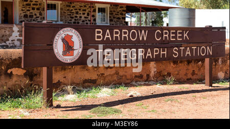 In Australia il segnale degli antichi la stazione del telegrafo Foto Stock