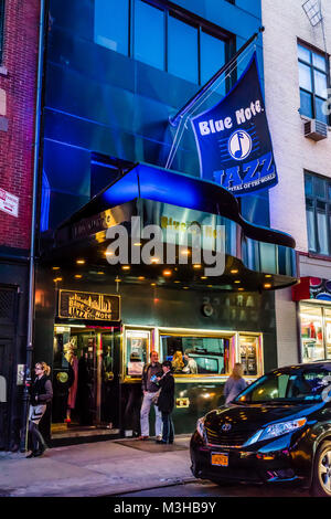 Blue Note Jazz Club di Greenwich Village Manhattan   New York New York, Stati Uniti d'America Foto Stock