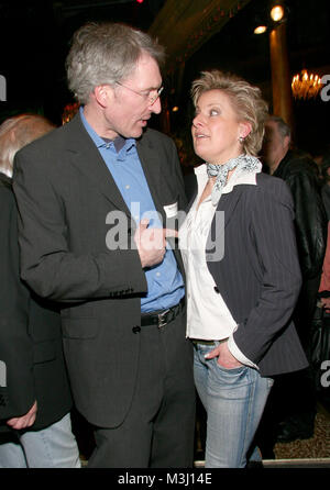 Martin Wilhelmi und Tanja Schumann bei der venite insieme parte 2007 der Filmförderung Hamburg , ein bedeutendes und unter der Prominenz beliebtes Medienevent am 18.01.2007 Foto Stock