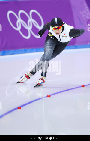 Gangneung, Corea del Sud. Xi Febbraio, 2018. ? Seitaro Ichinohe (JPN) pattinaggio di velocità : Uomini 5000m a Gangneung ovale durante il PyeongChang 2018 Giochi Olimpici Invernali in Gangneung, Corea del Sud . Credito: Giovanni Osada AFLO/sport/Alamy Live News Foto Stock