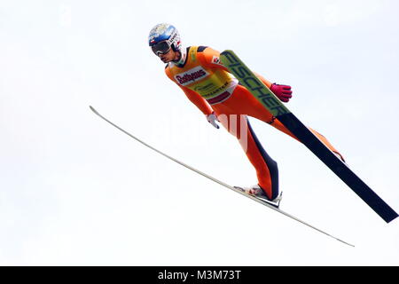 Maciej Kot (Polen / POL) beim Einzelwettkampf FIS Sommer Grand Prix 2016 Hinterzarten Foto Stock