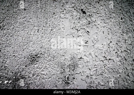 Vintage in metallo grigio texture di vernice. Foto Stock