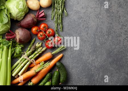 La molla di verdure set di cottura Foto Stock