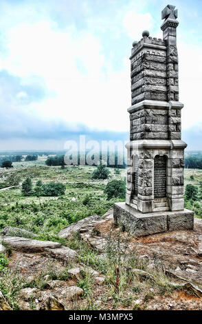 Battaglia di Gettysburg Memorial adottate nel 2015 Foto Stock