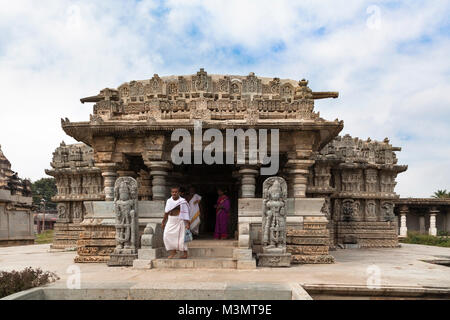 India, Karnataka, Javagal, Lakshminarasimha tempio Foto Stock