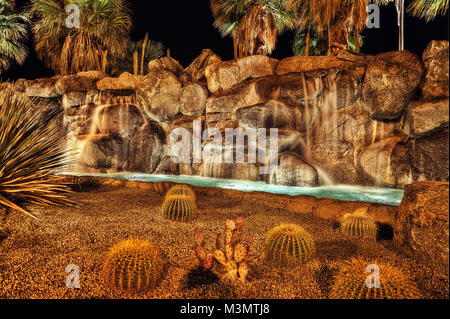 Palms Springs cascata eseguita nel 2015 Foto Stock