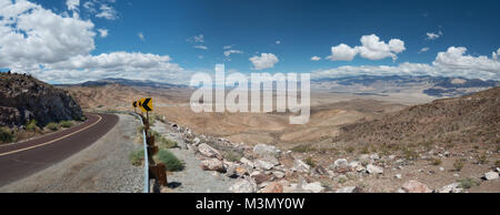 Dante Vista della Death Valley USA prese nel 2015 Foto Stock