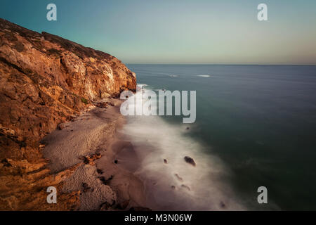 Malibu Point Dume tramonto prese nel 2015 Foto Stock