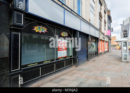 Un casino di chiusa di Coventry City Centre, il Burgess. Foto Stock