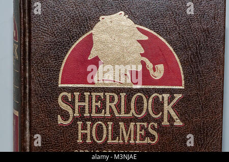 La copertina del libro, Sherlock Holmes Foto Stock