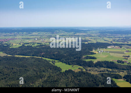Vista aerea del Deutsches Zentrum für Luft- und Raumfahrt Weilheim, Baviera, Germania Foto Stock