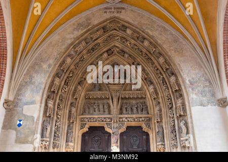 Santo fantasma o Spirito Santo, Heilig-Geist-Kirche o Spitalkirche, Landshut, Baviera, Germania Foto Stock