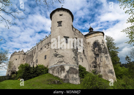 Il castello di Niedzica noto anche come Castello Dunajec. Polonia Foto Stock