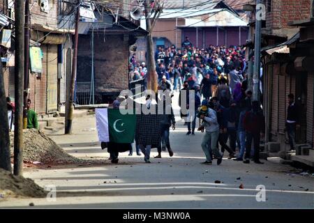 Kashmir manifestante musulmano, Baramulla, Kashmir India, Asia Foto Stock