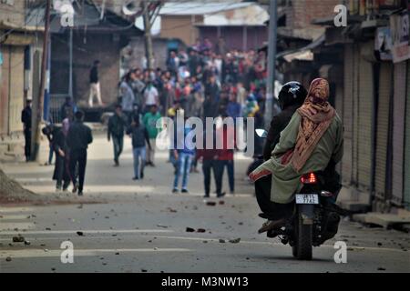 Kashmir manifestante musulmano, Baramulla, Kashmir India, Asia Foto Stock