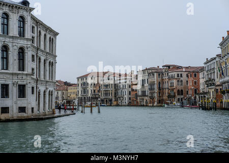 Canali di Venezia. Venezia, Italia. 3 febbraio 2018 Foto Stock