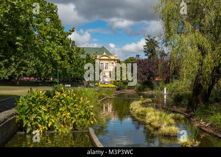 Duck Pond in City Park, Launceston, Tasmania, Australia Foto Stock