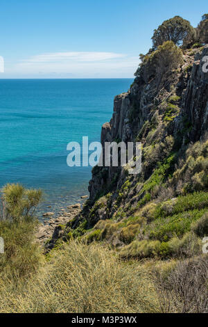 A ovest di testa, Narawntapu National Park, la Tasmania, Australia Foto Stock