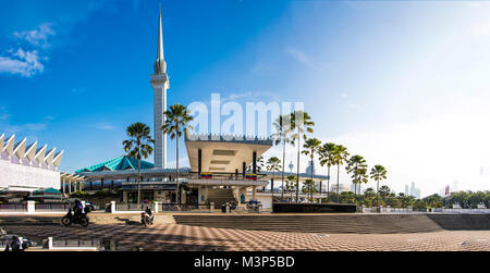 La Moschea Nazionale e. Kuala Lumpur in Malesia Foto Stock