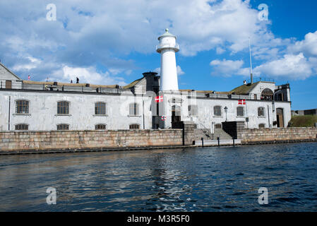 Il fort Trekroner vicino a Copenhagen in Danimarca su un isola artificiale Foto Stock