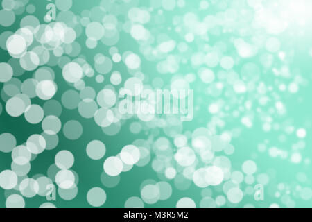 Abstract elegante bokeh cerchi, raffreddamento stagionali luce astratta decorativo elemento di design. Foto Stock