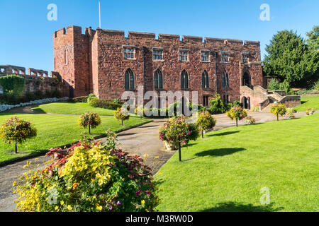 Castello di Shrewsbury, Regimental Museum, Shropshire, Inghilterra, Regno Unito Foto Stock