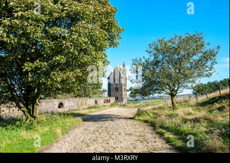 La torre di piccione Rivington fu costruito nel 1910 da Lord Leverhulme come parte del suo Rivington estate nel parco di leva e si trova a nord ovest di bordo Foto Stock