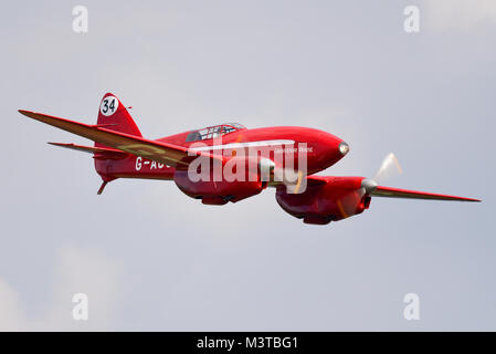 De Havilland Comet Grosvenor House G-ACSS in mostra ad uno spettacolo aereo Foto Stock