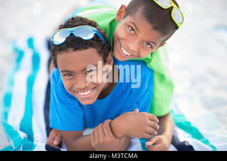 Spiaggia commerciale Shoot Foto Stock