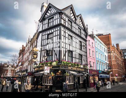 Tre levrieri, Greek Street, Soho, London, W1, Regno Unito Foto Stock