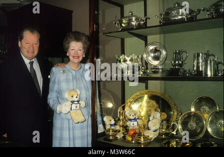 Il conte e la Contessa Spencer con la famiglia argento 1987 Foto Stock