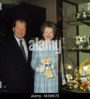 Il conte e la Contessa Spencer con la famiglia argento 1987 Foto Stock