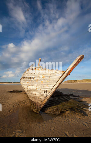 Bad Eddie's naufragio, Bunbeg, Gweedore, County Donegal, Irlanda. Foto Stock