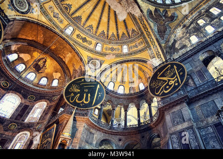 Hagia Sophia Istanbul adottate nel 2015 Foto Stock