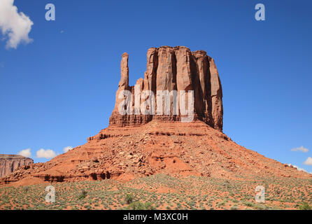 West Mitten formazione in Monument Valley Arizona Foto Stock