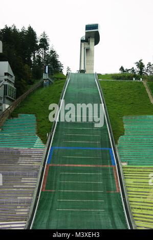 La ricerca del Bergisel Ski Jump Innsbruck, Austria Foto Stock